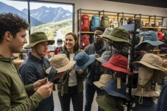 Chapeau de randonnée adapté à la morphologie et au style personnel