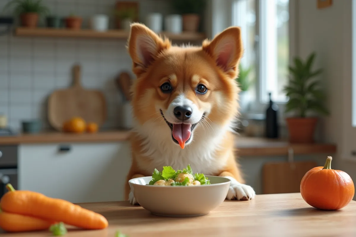 Bully Pocket en train de manger un repas équilibré et nutritif
