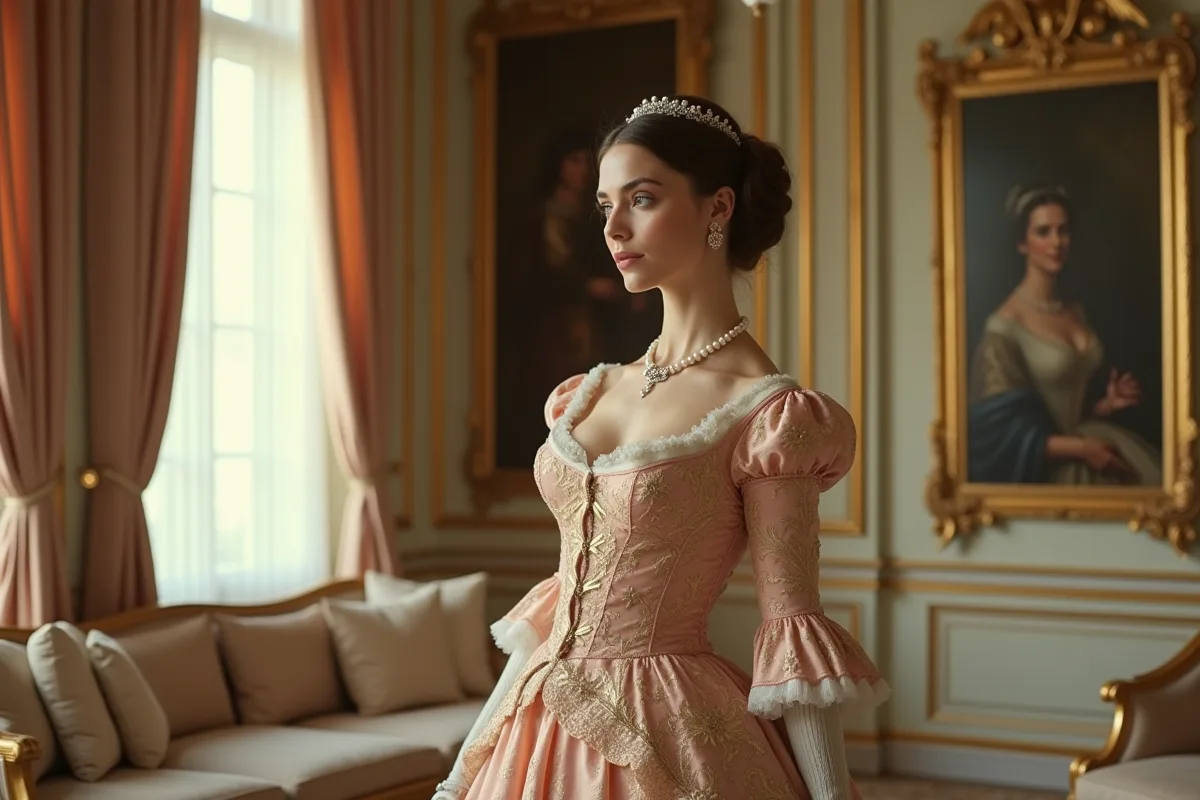 Chemise en coton repassée avec élégance et raffinement aristocratique